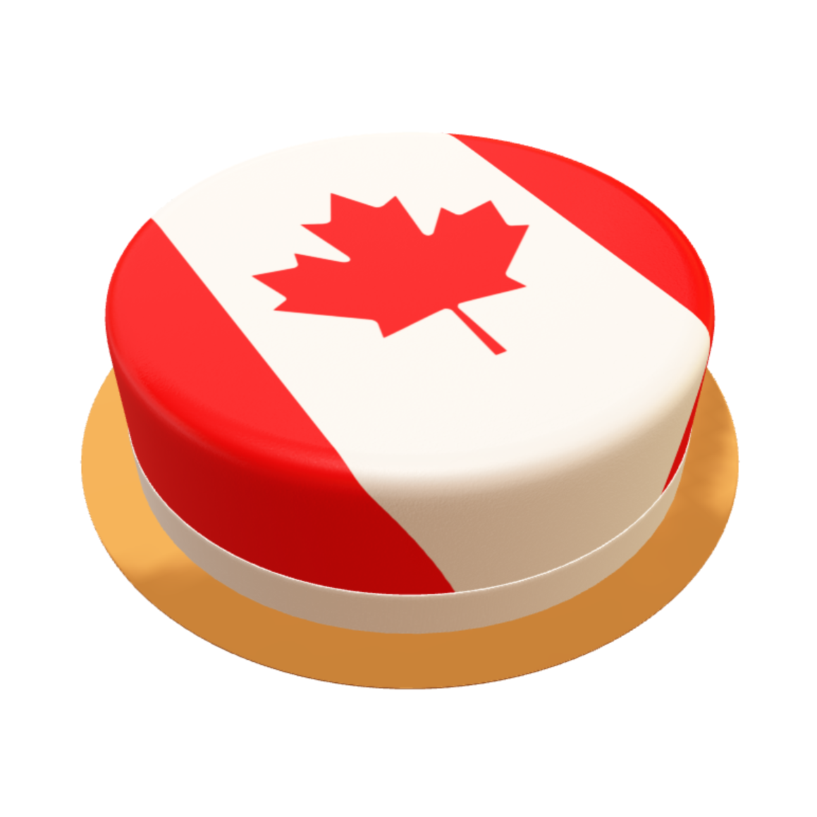 Beställ Canada flagga tårta