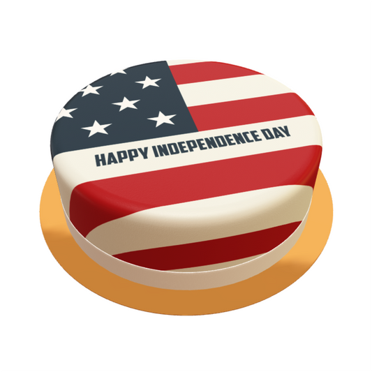 Beställ USA flagga tårta